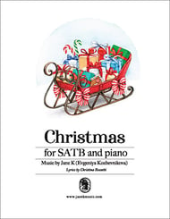 Christmas SATB choral sheet music cover Thumbnail